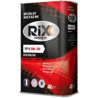 фото Масло моторное синт. RIXX TP X 5W30 SN/CF А3/В4 (e4L)