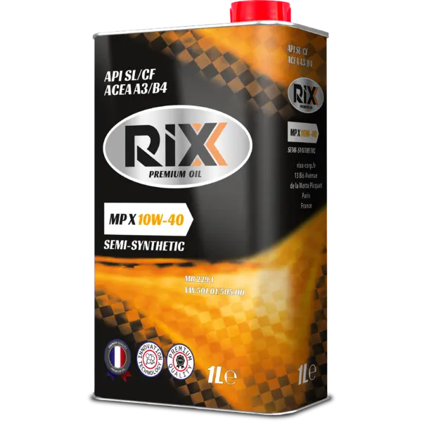 Масло моторное п/синт. RIXX MP X 10W40 SL/CF (e1L)