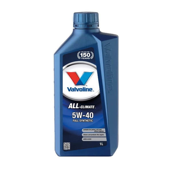 Масло моторное синт. Valvoline ALL CLIMATE 5W40 (e1L)