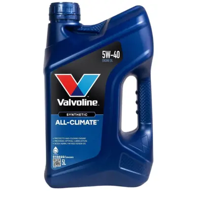 фото Масло моторное синт. Valvoline ALL CLIMATE 5W40 (e5L)