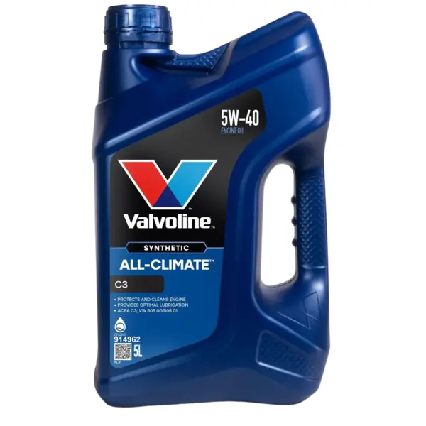 Масло моторное синт. Valvoline ALL CLIMATE C3 5W40 (e5L)