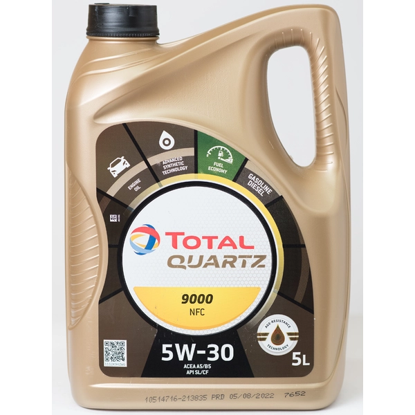 Масло моторное синт. Total QUARTZ 9000 FUTURE NFC 5W30 (e5L)