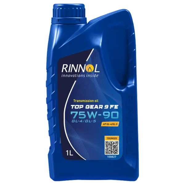 Масло трансмиссионное синт. RINNOL TOP GEAR 9 FE 75W90 GL4/GL5 (e1L)