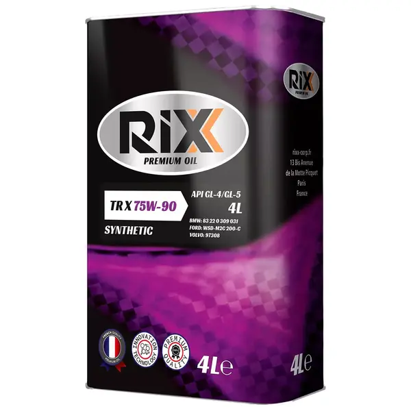 Масло трансмиссионное синт. RIXX TR X 75W90 API GL-4 (e4L)