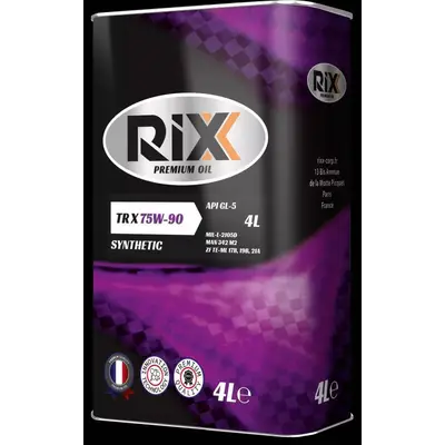 фото Масло трансмиссионное синт. RIXX TR X 75W90 API GL-5 (e4L)