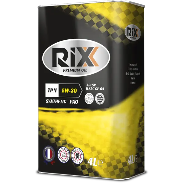 Масло моторное синт. RIXX TP N  5W30 GF-6A PAO+ (e4L)