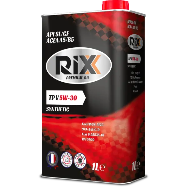 Масло моторное синт. RIXX TP V 5W30 SL/CF (e1L)