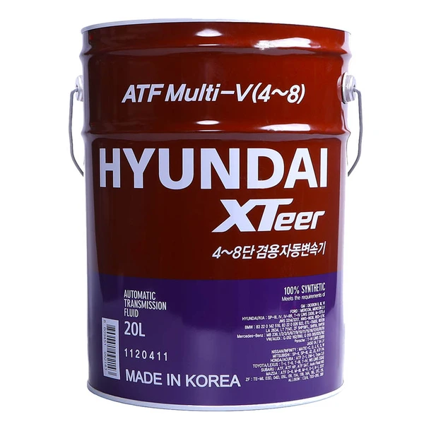 Масло трансмиссионное HYUNDAI XTEER ATF MULTI V (e20L)