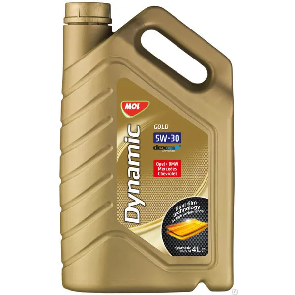 Масло моторное синт. MOL Dynamic Gold 5W-30 (e860KG) R1W