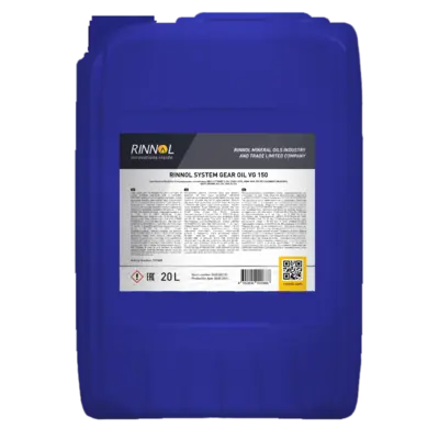 фото Масло редукторное минер. RINNOL SYSTEM GEAR OIL VG 150 (e20L)
