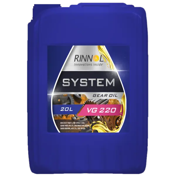 Масло редукторное минер. RINNOL SYSTEM GEAR OIL VG 220 (e20L)