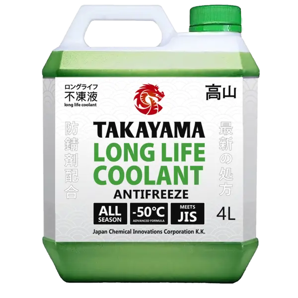 Охлаждающая жидкость TAKAYAMA Long Life Coolant Green (-50) (e4L)