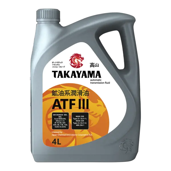 Масло трансмиссионное минер. TAKAYAMA  ATF III  пластик (e4L)