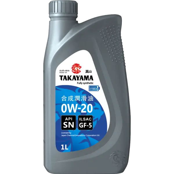 Масло моторное синт. TAKAYAMA SAE 0W-20, ILSAC GF-5, API SN пластик (e1L)