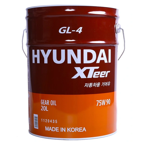 Масло трансмиссионное HYUNDAI Xteer Gear Oil-4 75W90 (e20L)