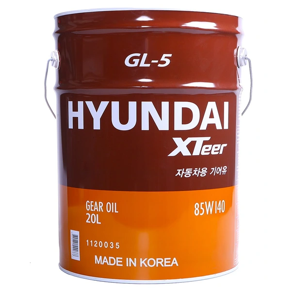 Масло трансмиссионное HYUNDAI Xteer GL-5 85W140 (e20L)