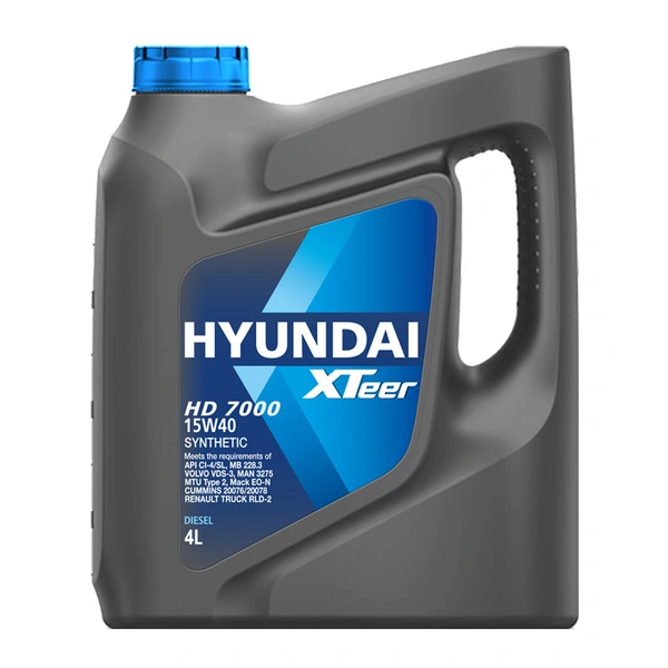 Масло моторное синт. HYUNDAI XTeer HD 7000 15W40 (e4L)