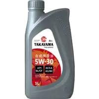 фото Масло моторное синт. TAKAYAMA SAE 5W-30 API SL/СF пластик (e1L)