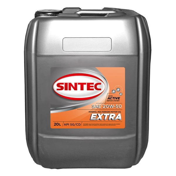 Масло моторное минер. SINTEC EXTRA SAE 20W-50 API SG/CD (e20L)