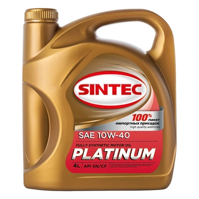 фото Масло моторное синт. SINTEC PLATINUM 10W40 API SN/CF (e4L)