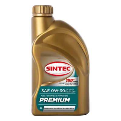фото Масло моторное синт. SINTEC PREMIUM 0W30 API SP/CF, ACEA A5/B5 (e1L)