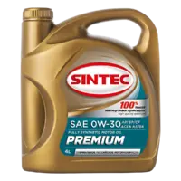 фото Масло моторное синт. SINTEC PREMIUM 0W30 API SP/CF, ACEA A3/B4 (e4L)