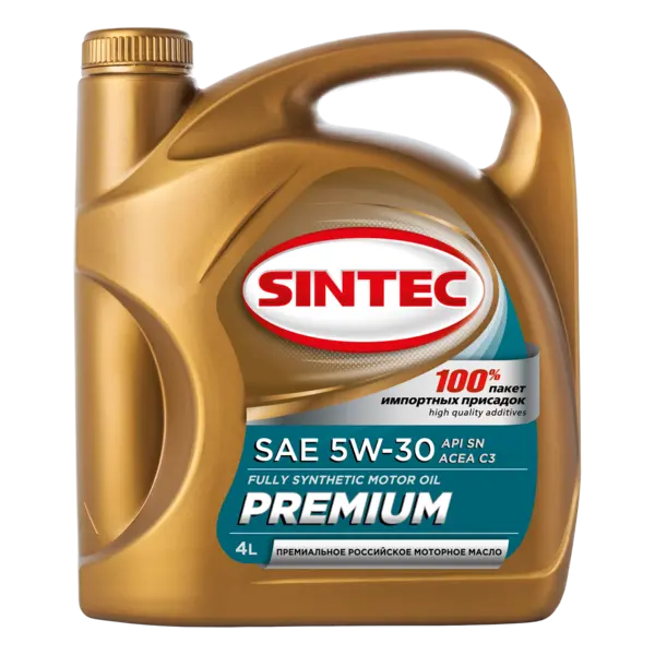 Масло моторное синт. SINTEC PREMIUM 5W30 API SN, ACEA C3 (e4L)