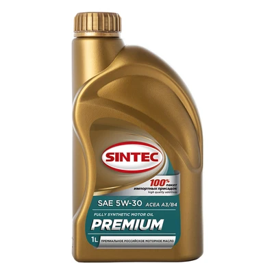 фото Масло моторное синт. SINTEC PREMIUM 5W30 ACEA A3/B4 (e1L)