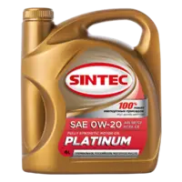 фото Масло моторное синт. SINTEC PLATINUM 0W20 API SP/CF, ACEA C5 (e4L)
