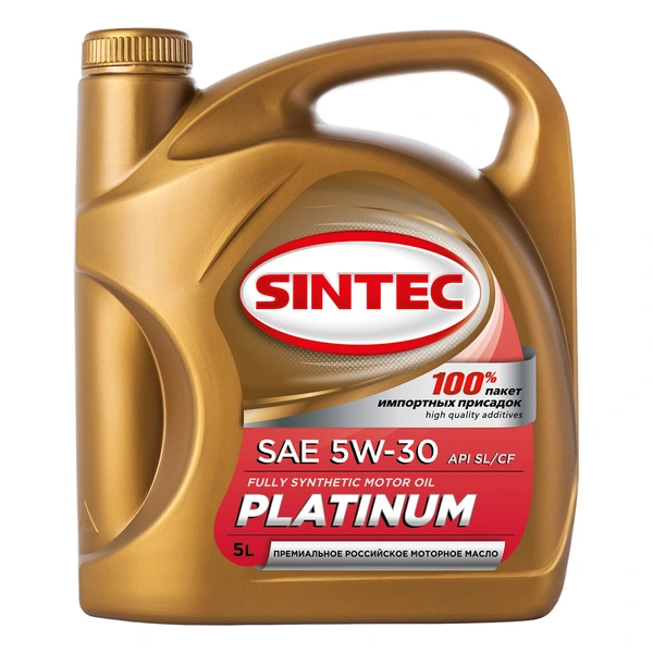 Масло моторное синт. SINTEC PLATINUM 5W30 API SL/CF (e5L)
