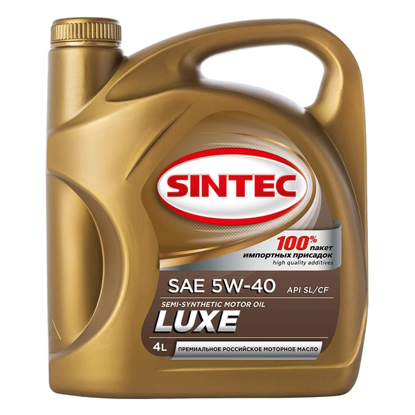 Масло моторное п/синт SINTEC LUXE 5W40 API SL/CF (e4L)