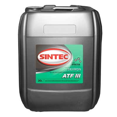 фото Масло трансмиссионное мин. SINTEC ATF III Dexron (e20L)