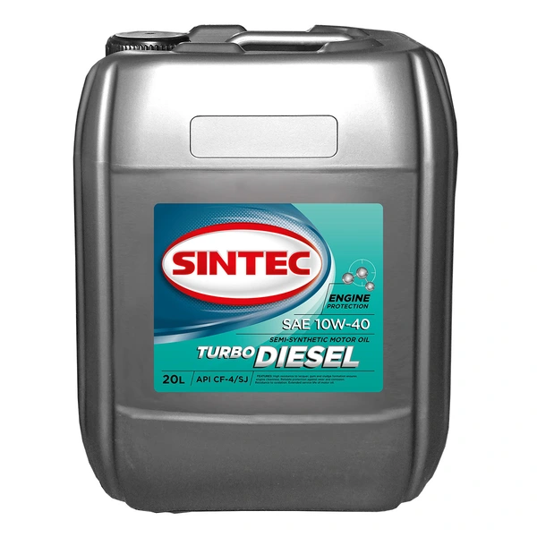 Масло моторное п/синт. SINTEC TURBO DIESEL SAE 10W-40 API CF-4/SJ (e20L)