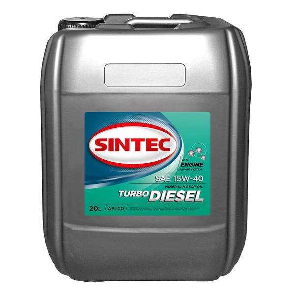 Масло моторное минер. SINTEC TURBO DIESEL SAE 15W-40 API CD (e20L)
