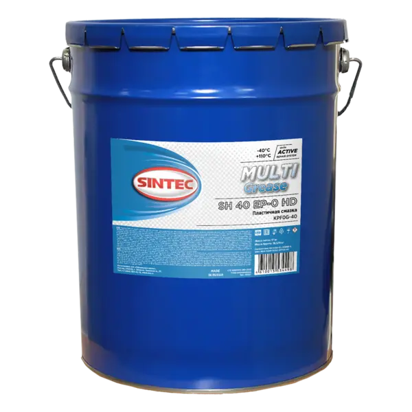 Смазка SINTEC MULTI GREASE SH 40 EP-0 HD (e17KG)