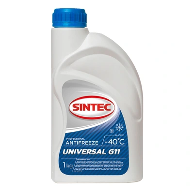 фото Жидкость охлаждающая SINTEC ANTIFREEZE UNIVERSAL G11 (-40) (e1kg)