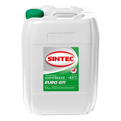 фото Жидкость охлаждающая SINTEC ANTIFREEZE EURO G11 (-45) (e10kg)