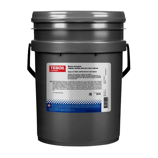 Масло моторное синт. TEBOIL Super HPD ECV 15W-40 (e20L)