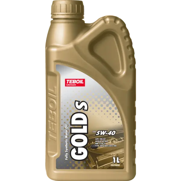 Масло моторное синт. TEBOIL Gold S 5W-40 (e1L)