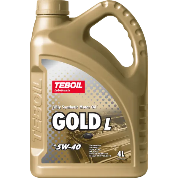 Масло моторное синт. TEBOIL Gold L 5W-40 (e4L)
