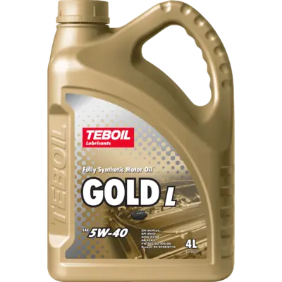фото Масло моторное синт. TEBOIL Gold L 5W-40 (e4L)