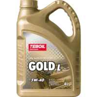 фото Масло моторное синт. TEBOIL Gold L 5W-40 (e4L)