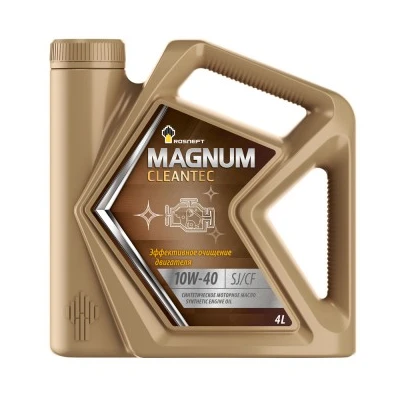 фото Масло моторное синт. Rosneft Magnum Cleantec 10W40 (e4L)