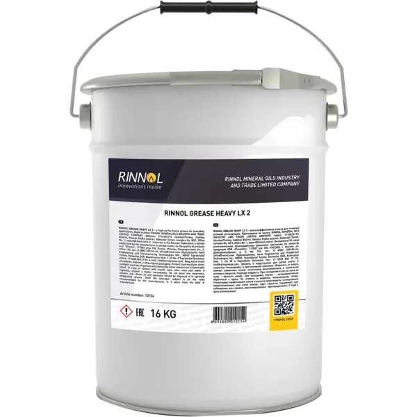 Смазка специального назначения RINNOL GREASE HEAVY LX 2 (e16KG)