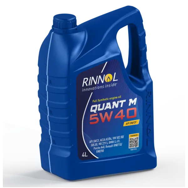 Масло моторное синт. RINNOL QUANT M 5W-40 (e4L)
