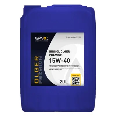 фото Масло моторное минер. RINNOL OLGER PREMIUM 15W-40 (e20L)