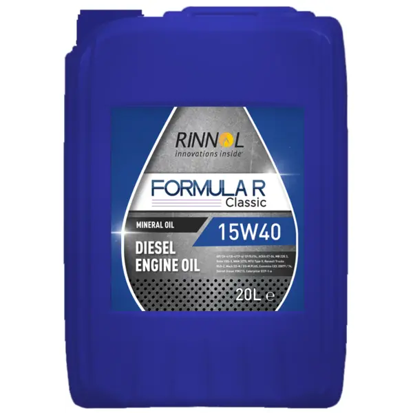 Масло моторное минер. RINNOL FORMULA Classic 15W-40 (e20L)