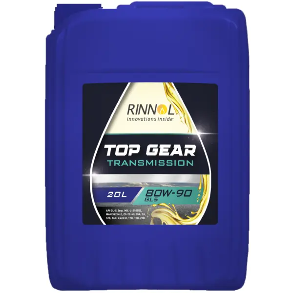 Масло трансмиссионное минер. RINNOL TOP GEAR 80W-90 GL-5 (e20L)