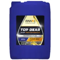 фото Масло трансмиссионное синт. RINNOL TOP GEAR 9 EP 75W80 GL4 (e20L)