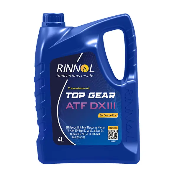 Масло трансмиссионное минер. RINNOL TOP GEAR ATF DX III (e4L)